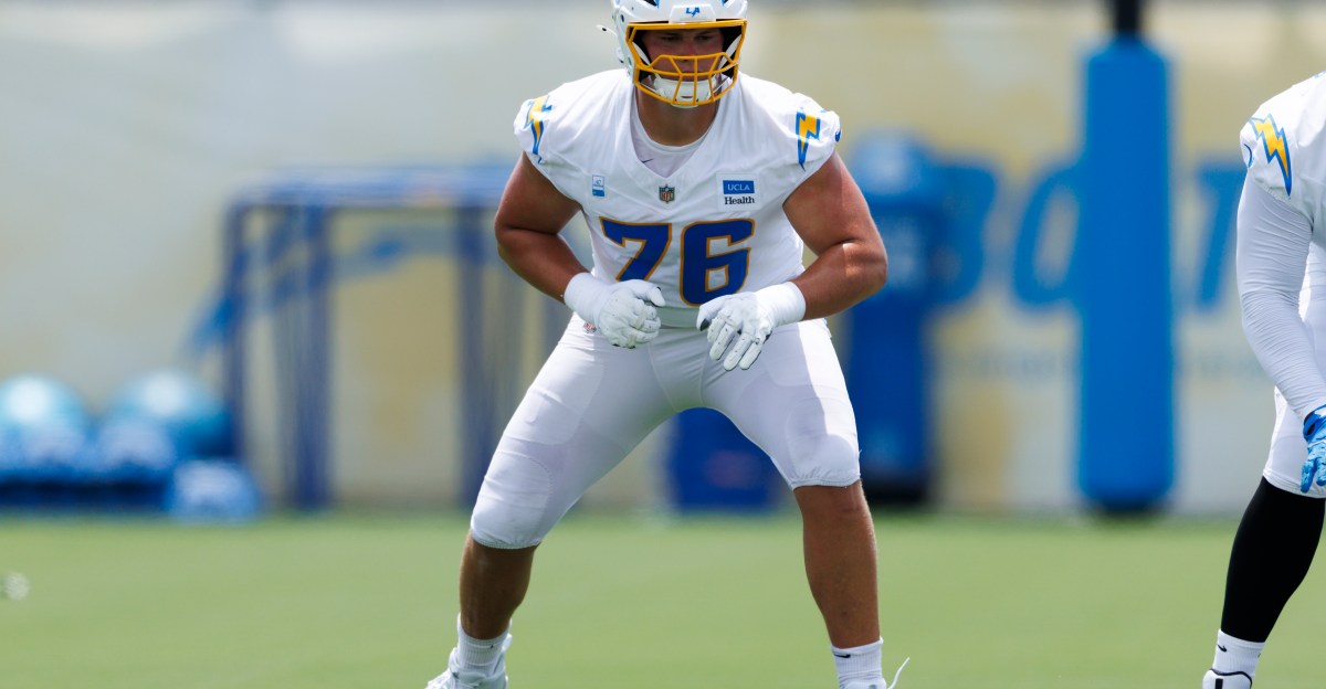 Jim Harbaugh has ‘settled’ on the Chargers’ starting offensive line