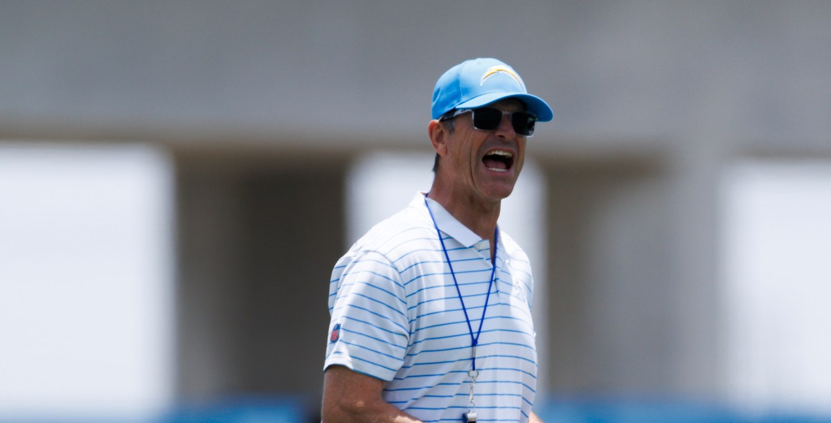 Jim Harbaugh provides update on future of Chargers offensive line in 2025