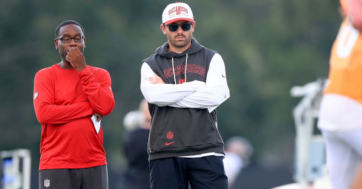 Bucs News: Baker Mayfield ‘day-to-day’ after missing Friday’s practice