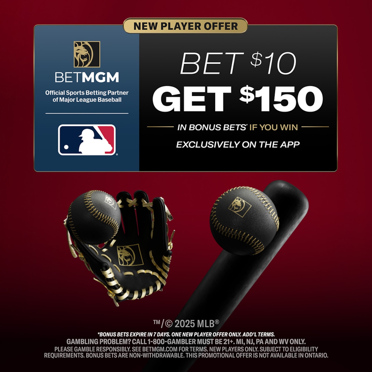 $150 BetMGM Bonus Code Offer for MLB.
