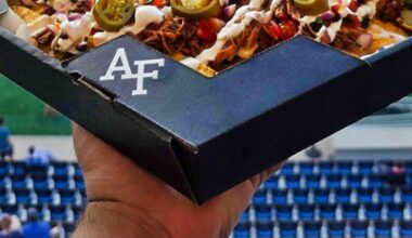Air Force Falcons Football Flexed On The Entire Country By Unveiling Their Special “B2 Bomber Nachos” That Are A Must-Try For Every True American