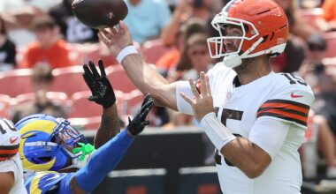 Joe Flacco on playing with the starters, Harold Fannin Jr., Shedeur Sanders, and more: Transcript