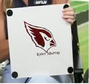 Kyler Murray birthday chessboard from a fan