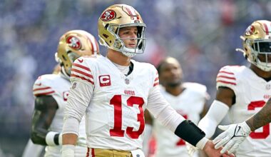 49ers vs. Raiders: Brock Purdy, several other starters set to play in Las Vegas