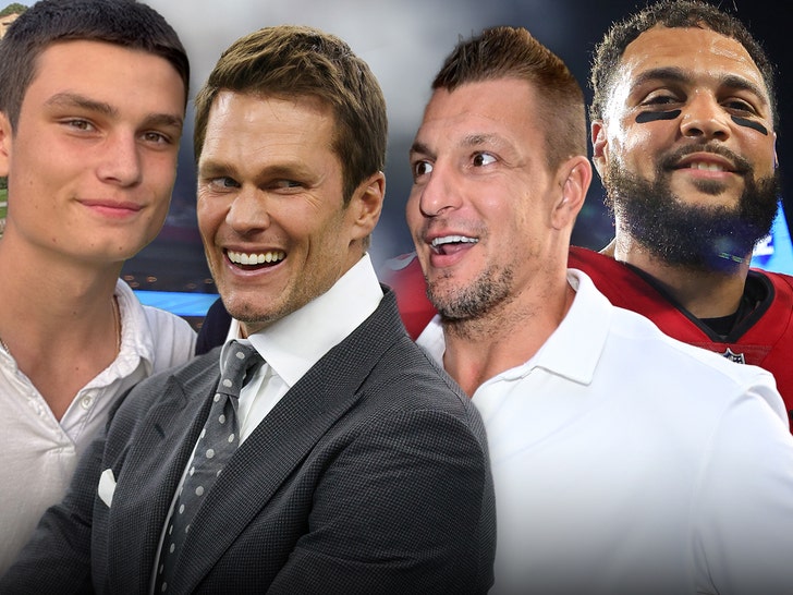 jack-brady-tom-brady-Rob-Gronkowski-mike-evans-getty-ig-1