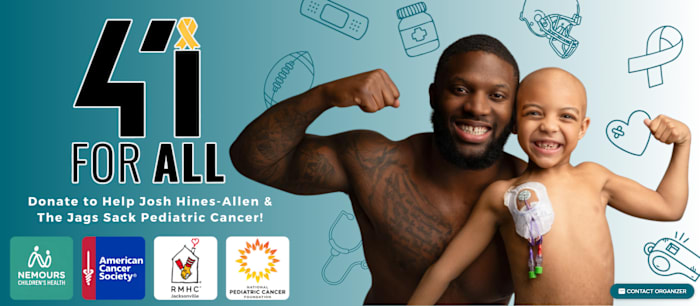 Jaguars star Josh Hines-Allen celebrates son beating cancer, announces fundraising for cancer nonprofits