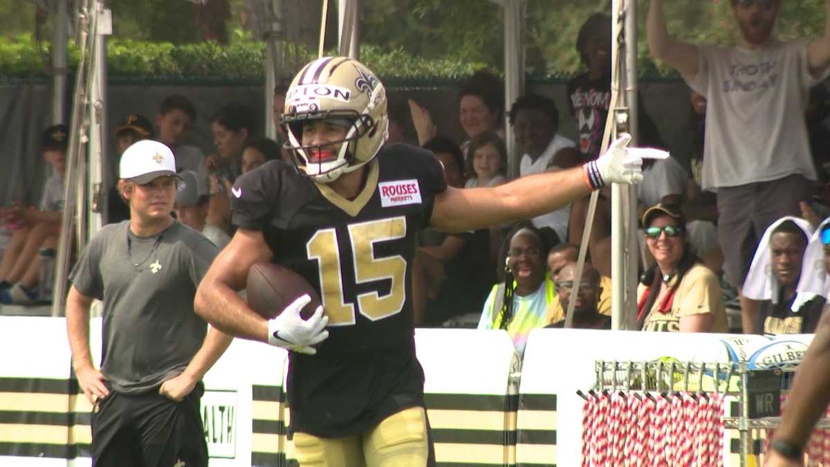 Saints WR Mason Tipton ready to be more than a camp superstar