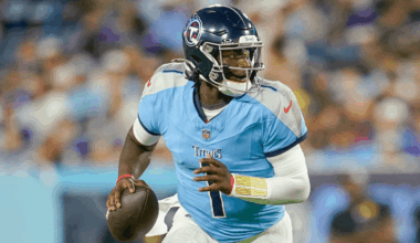 Cam Ward of the Tennessee Titans