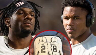 NFL Star Malik Nabers Honors Kyren Lacy With Thigh Pad Tribute