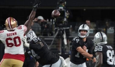 San Francisco 49ers sign former Las Vegas Raiders teammates