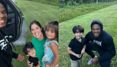 LSU football player helps mom stuck on the side of road