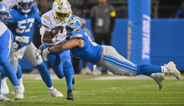PFF grades, snap counts: Rookie defender living dream, looking good for Lions