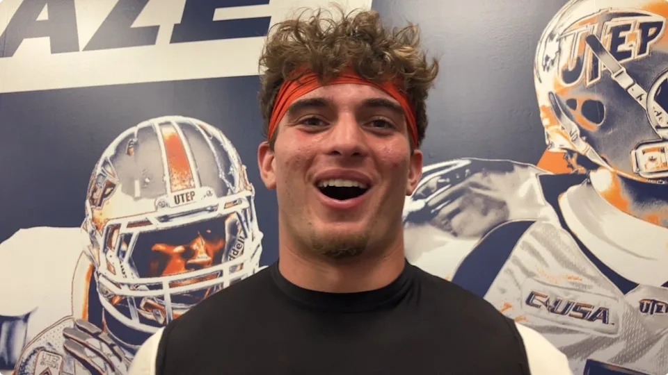 Stratton Shufelt is a freshman linebacker for the UTEP football team