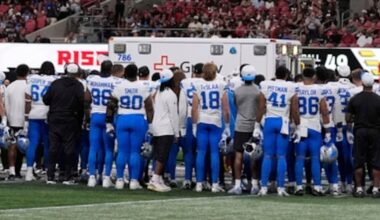 Lions’ Morice Norris returns to team facility after scary injury