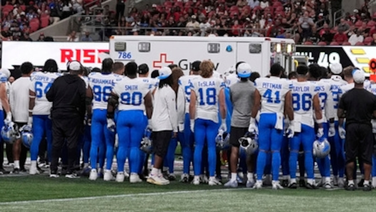 Lions’ Morice Norris returns to team facility after scary injury