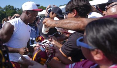 Dan Quinn says he's glad Terry McLaurin remains a presence at Commanders camp amid contract dispute | Sports