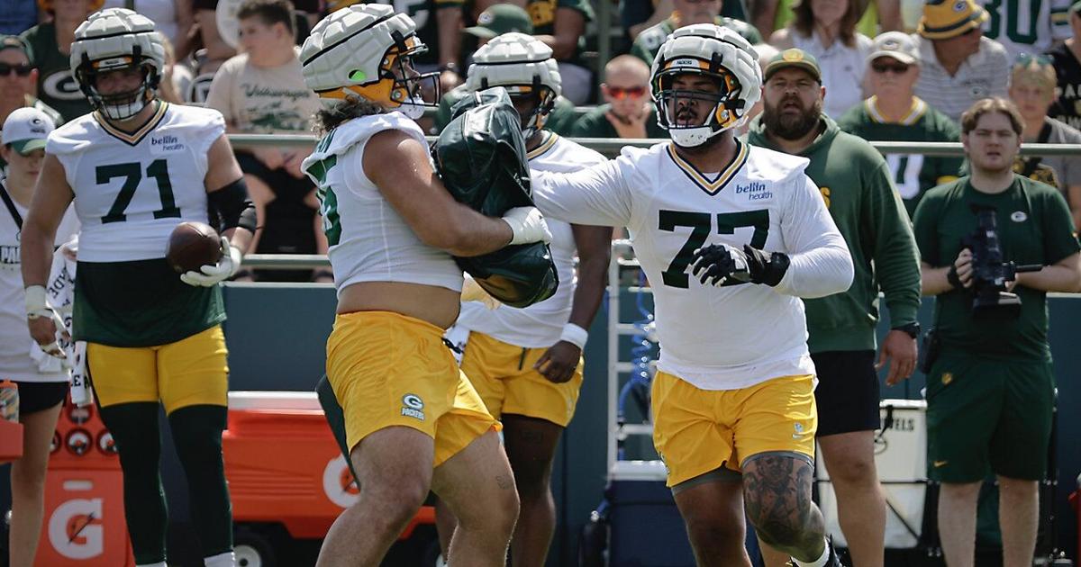 Changing of the guard — er, tackle? Packers’ left tackle competition begins in earnest with Jordan Morgan’s first extended work | Top Stories