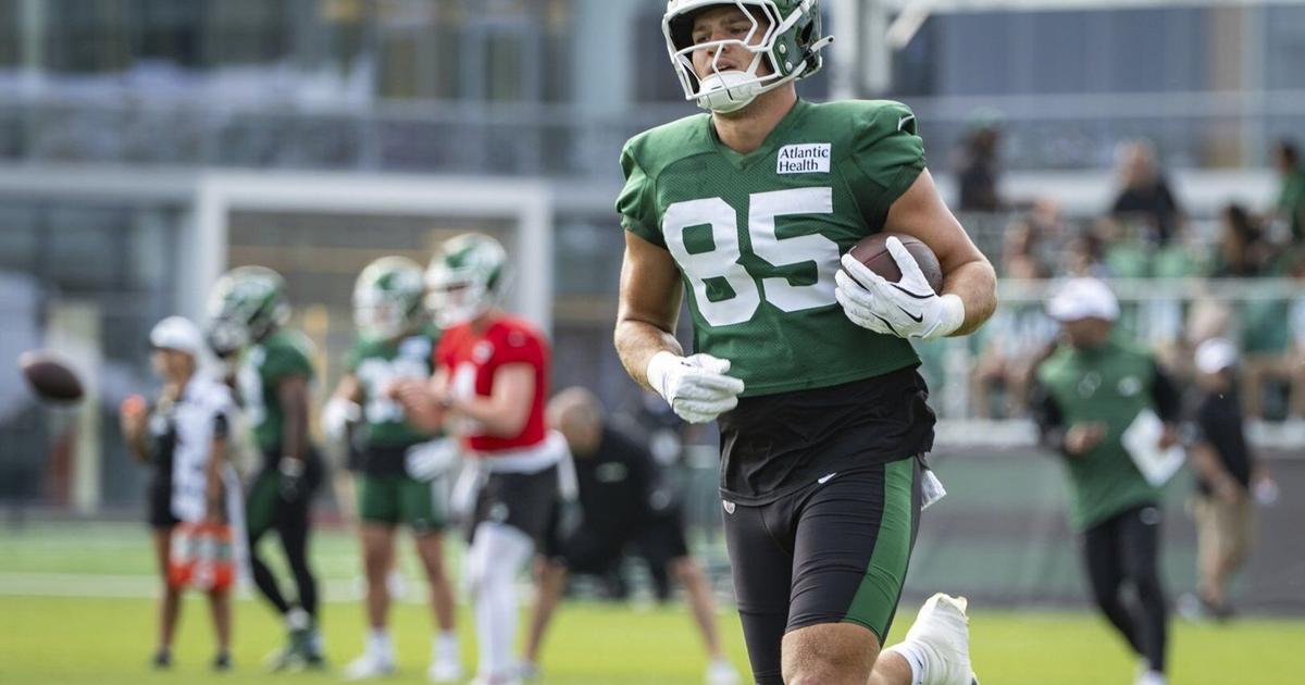Rookie tight end Mason Taylor, son of Hall of Fame pass rusher, shining at Jets camp - Toronto Star