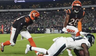 Bengals assessing options at safety with starter Geno Stone sidelined because of injury | National Sports