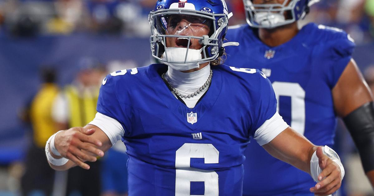 Rookie QB Jaxson Dart stars in his home preseason debut as the Giants beat the Jets 31-12 | National Sports
