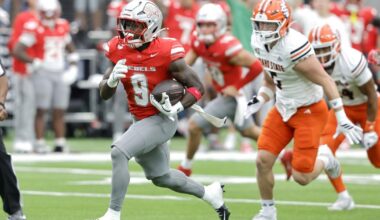 Jai'Den Thomas scores 3 TDs and UNLV holds off Idaho State 38-31 in Dan Mullen's debut as coach | Football