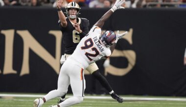 Saints coach Kellen Moore says his QB decision will be 'challenging' after 28-19 loss to the Broncos - Indiana Gazette Online