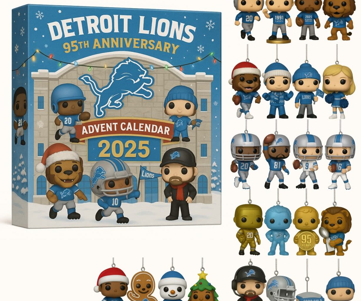A Timely Tribute: Detroit Lions 95th Anniversary Advent Calendar 2025