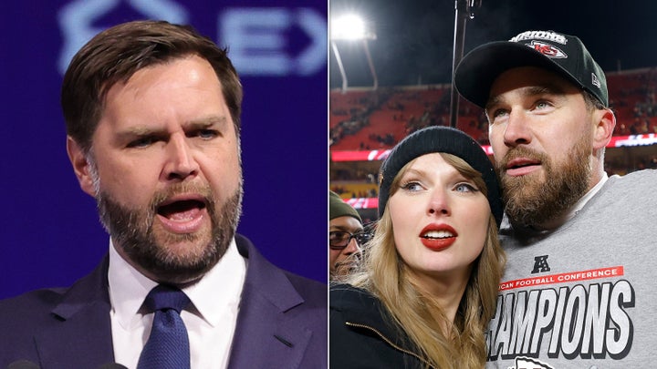 “Just because Travis [Kelce] is getting married to Taylor [Swift], you still can’t put your thumb on the scale for the Kansas City Chiefs,” Vice President JD Vance told USA Today. 