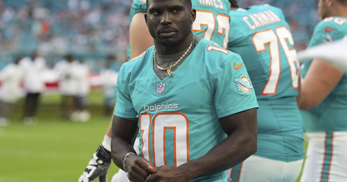 Dolphins receiver Tyreek Hill set to practice, on track for Week 1 opener vs. Colts | National Sports