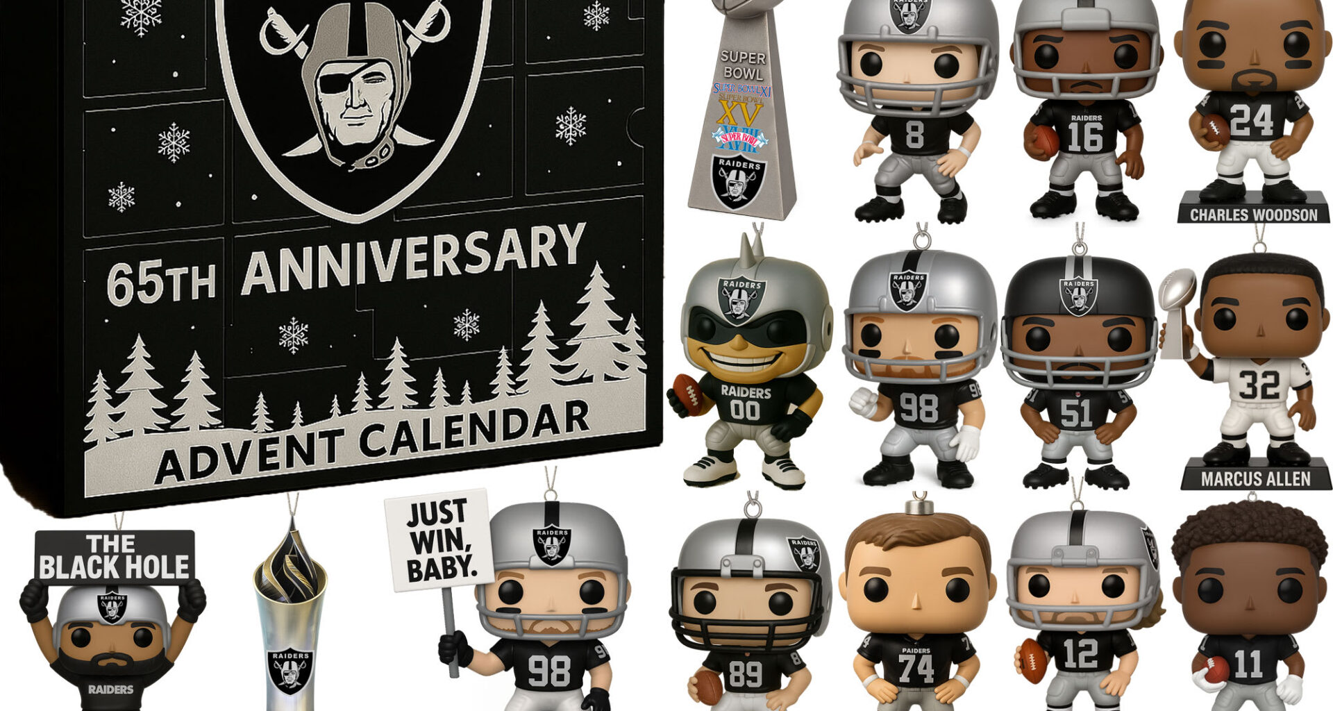 A Countdown to Glory: Las Vegas Raiders 65th Anniversary Advent Calendar 2025