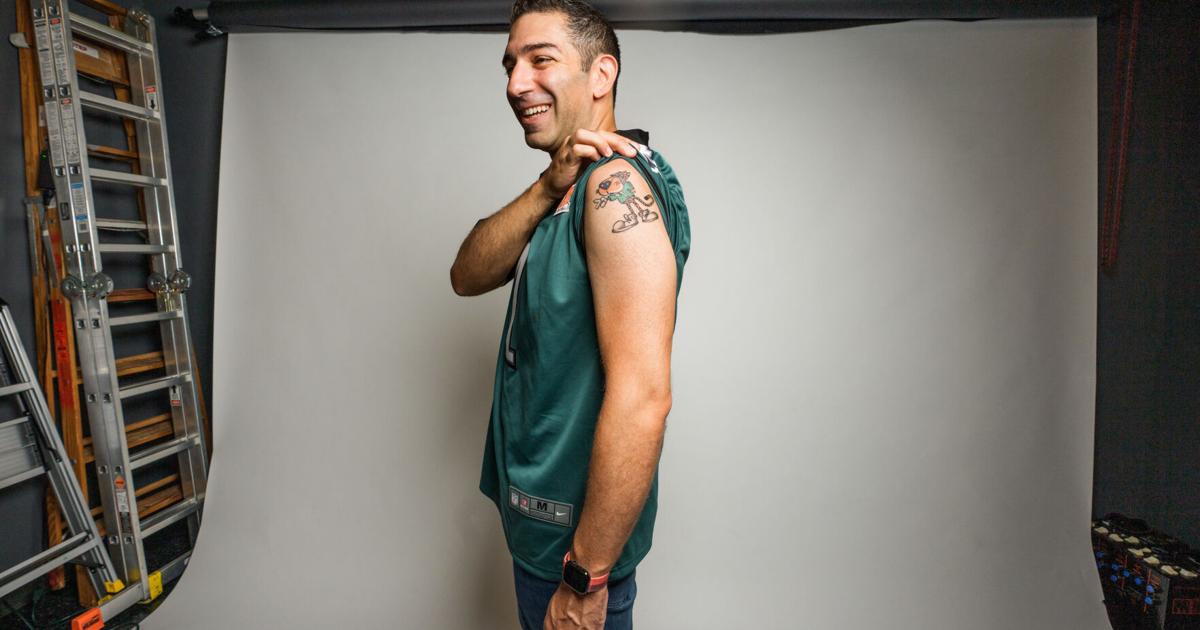 Dad loses Super Bowl bet to his kids, gets a tattoo of Chester Cheetah in a Jalen Hurts jersey | National Sports