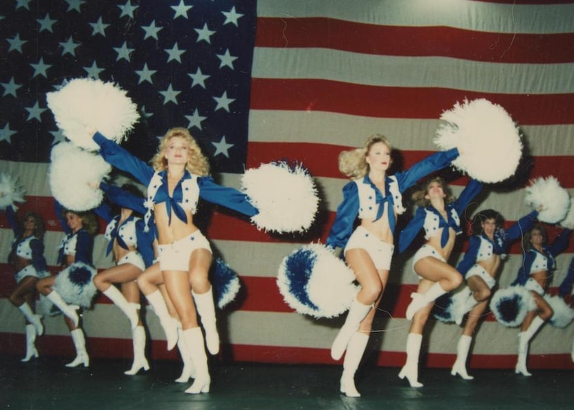 The Dallas Cowboys Cheerleaders, featured in a promotional image for the 2018 documentary...