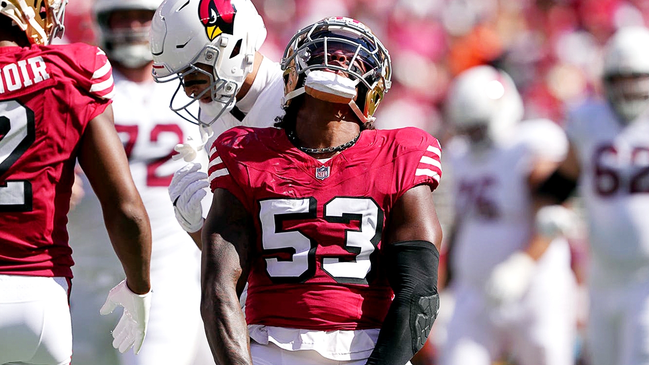49ers LB coach says Dee Winters "has stuff that is hard to teach—physical violence and speed"