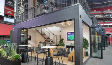 The Casitas at the Arizona Cardinals' State Farm Stadium