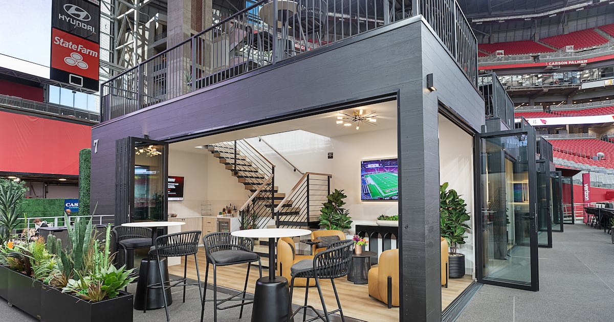 The Casitas at the Arizona Cardinals' State Farm Stadium