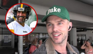 Nicholas Hoult Talks Aaron Rodgers Meetup, Steelers Preseason Game