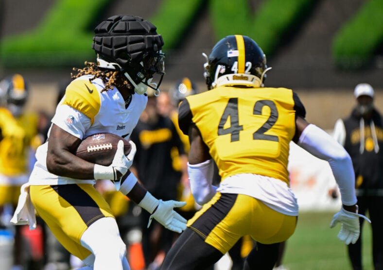 Pittsburgh Steelers CB James Pierre RB Trey Sermon