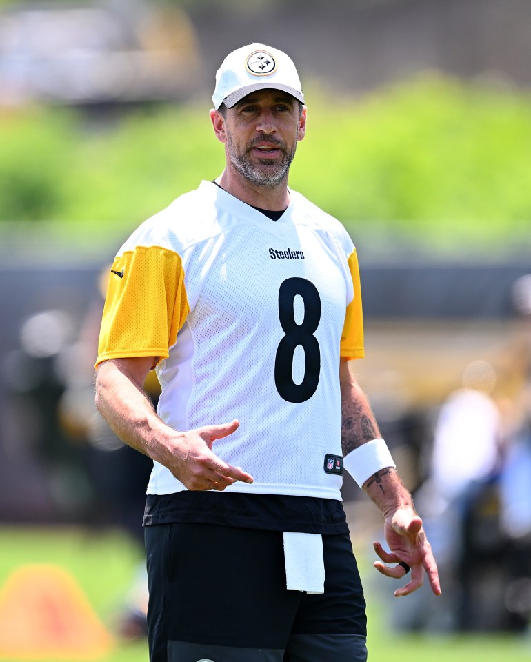 Rodgers has struggled in the opening weeks of Steelers training camp