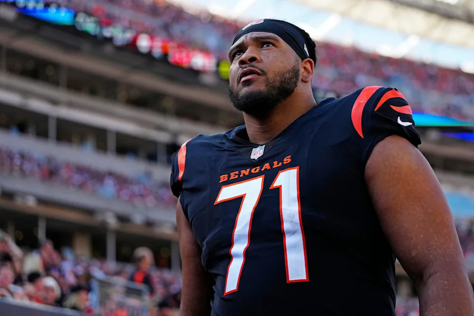 La'el Collins with the Cincinnati Bengals