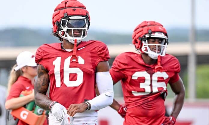 Miguel Mitchell, Arkansas football Miguel Mitchell, Arkansas football