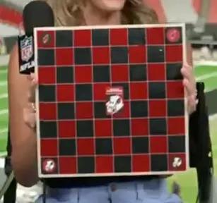 Kyler Murray birthday chessboard from a fan