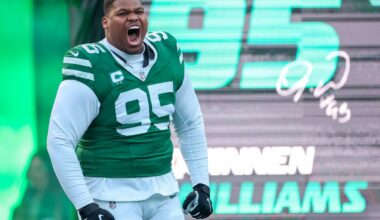 New York Jets name six team captains for the 2025 NFL season