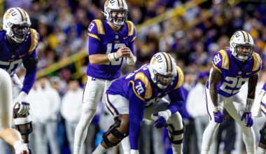 Projecting LSU football's offensive depth chart for week one