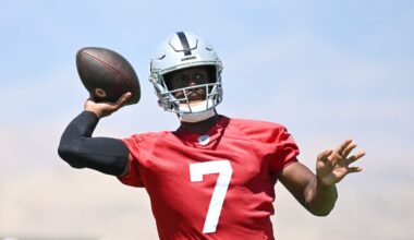 Geno Smith puts on a show in Raiders mock game