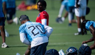 Sights and sounds from second practice with Falcons