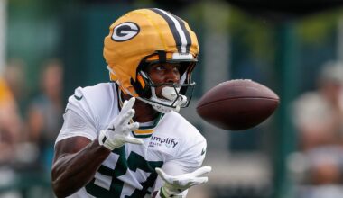 Green Bay Packers injuries to wide receivers growing at training camp