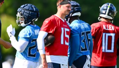 Titans make roster moves ahead of joint practices with Falcons