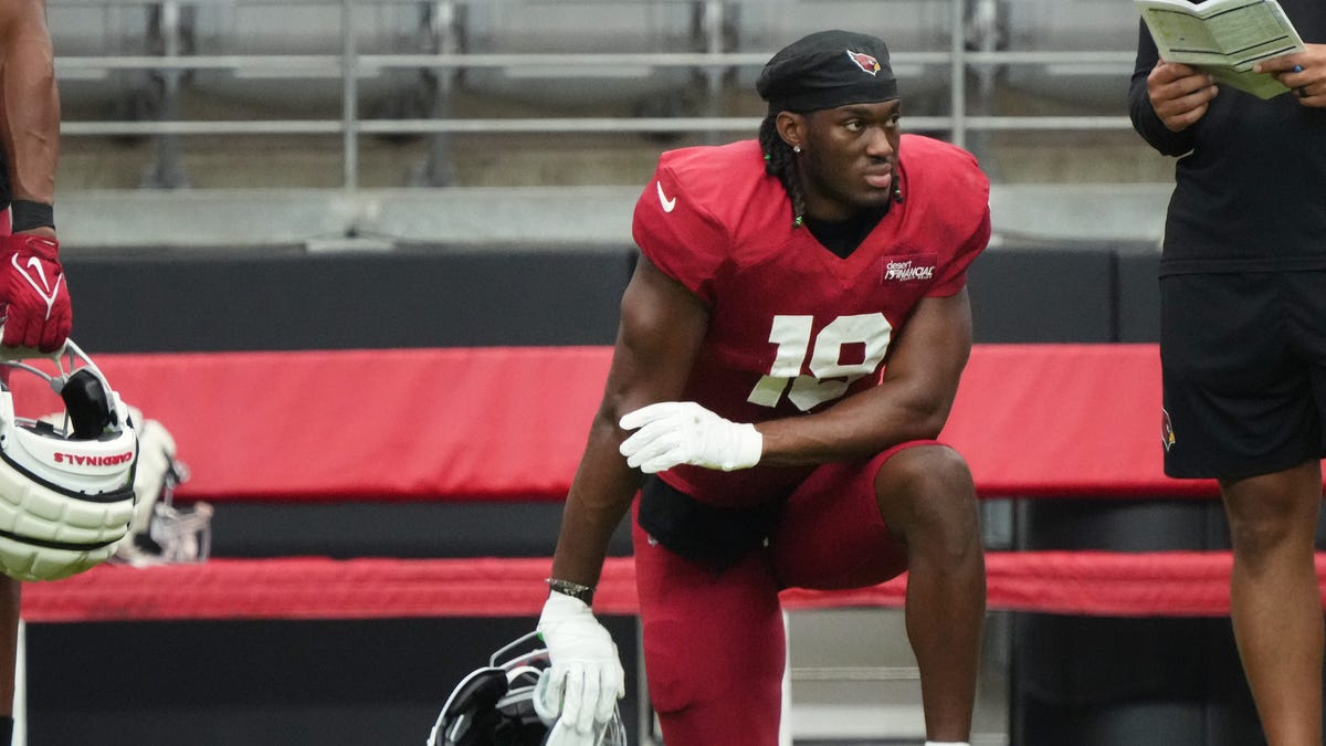 Cardinals WR Marvin Harrison Jr. misses practice with knee injury