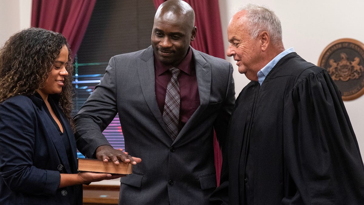 Brandon Hughes NFL Falls Township Police Officer Philadelphia Eagles