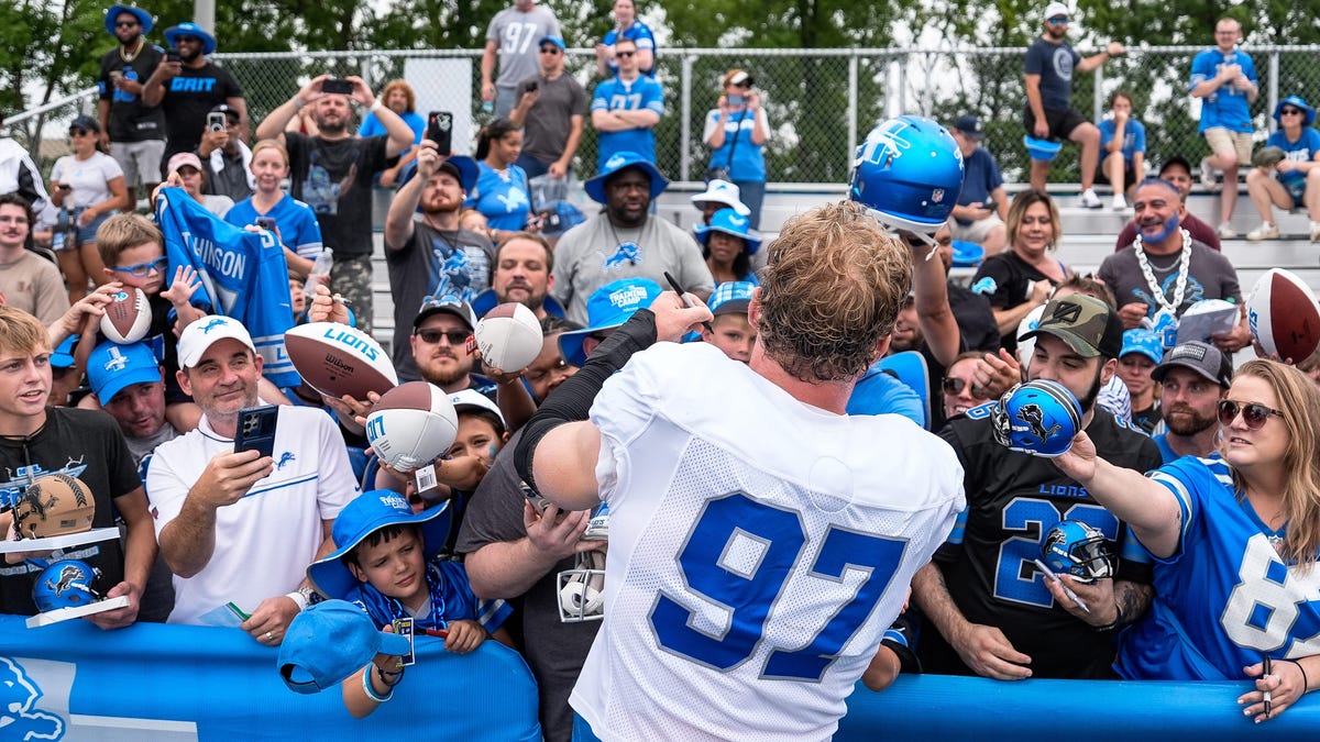 Positive health news coming out of Detroit Lions training camp